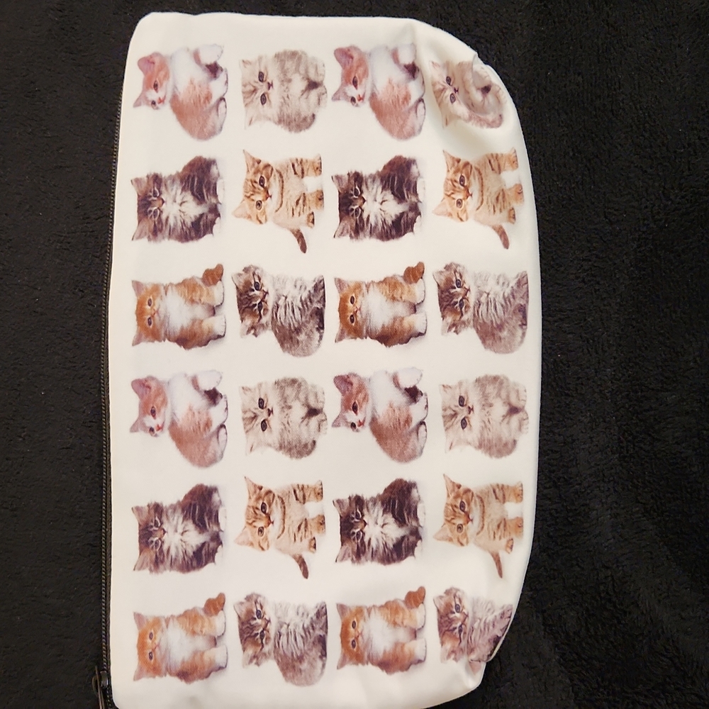 NEW- Cosmetic Bag, Storage Bag - CATS